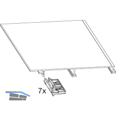 MACO Fiber-Therm Trittschwelle zu Grundk�rper 180, L=2500 mm, silber