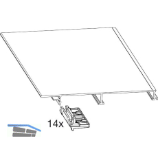 MACO Fiber-Therm Trittschwelle zu Grundk�rper 180, L=5000 mm, silber