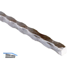 ARTEFERRO Langmaterial, Profil, 12 x 12 x 3000 mm, Schmiedeeisen geh�mmert