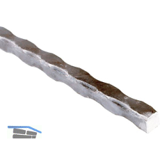 ARTEFERRO Langmaterial, Profil, 14 x 14 x 3000 mm, Schmiedeeisen geh�mmert