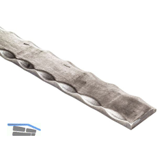 ARTEFERRO Untergurt 20 x 8 x 3000 mm, Schmiedeeisen geh�mmert