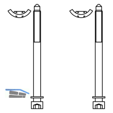 GU Thermostep Eckverbinder-Befestigungsset unten