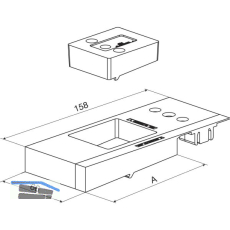 GU Thermostep Rahmen-Eckverbinder-Set unten IV68