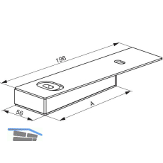 GU Thermostep 204 Rahmen-Eckverbinder-Set unten IV78