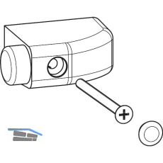 GU HS Anschlagpuffer Nr. 90 f�r Metall Kunststoff schwarz