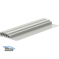 GU Thermostep 204 Aufsatzschiene 19/85 P1978 L=3300 mm silber