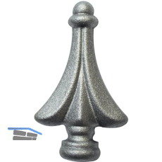 ARTEFERRO Spitze H�he 80 mm, Base D, Schmiedeeisen