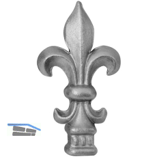 ARTEFERRO Spitze Q25 70 x 120 mm, Schmiedeeisen