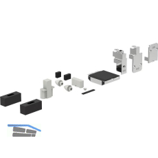 GU HS Zubeh�r-Beutel F�hrungsschiene P2301 Laufschiene H�he 5 mm grau