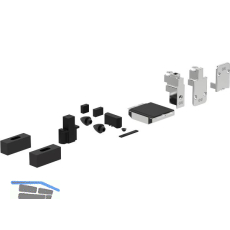 GU HS Zubeh�r-Beutel F�hrungsschiene P2301 Laufschiene H�he 5 mm schwarz