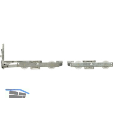 GU-934 HS Grundkarton Laufwagen 300 kg Stahl verzinkt silberf�rbig