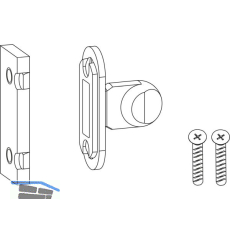 GU HS Riegelbolzen Nr. 2/14, Schema C, Edelstahl