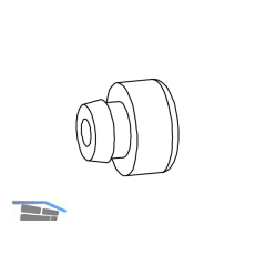 GU HS Gummipuffer Nr. 80, Gummi schwarz