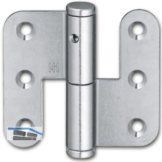 Aufschraubb�nder stumpf, 70 mm, rechts, Stahl verzinkt