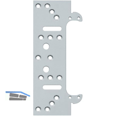 SIMONS Befestigungsplatte f�r Futterzarge zu TECTUS TE340 3D, Stahl verzinkt