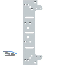 SIMONS Befestigungsplatte f�r Futterzarge zu TECTUS TE540 3D, Stahl verzinkt