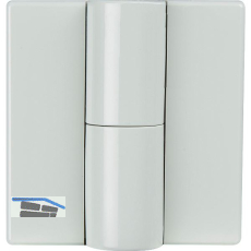 HEWI Aufschraubband B9505.50, links, Stahl/Kunststoff hellgrau