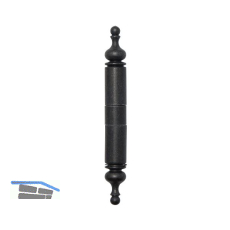 Aufsteckh�lsen 3- teilig Ziereichel, 16 mm, Schmiedeeisen verzinkt geschw�rzt