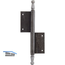 T�rnussband mit Zierkopf, rechts, 120 x 180 mm, Stahl blank