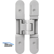 SIMONS T�rband TECTUS TE 526 3D, verdeckt, Edelstahl matt geb�rstet