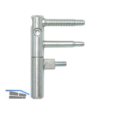 T�rband ANUBA 3-DIM Incantobolzen 45 mm, Bandh�he 92 mm, � 15 mm,verzinkt silber