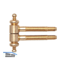 SFS Einbohrband mit Zierkopf, � 16 mm, Bandh�he 63 mm, Stahl vermessingt