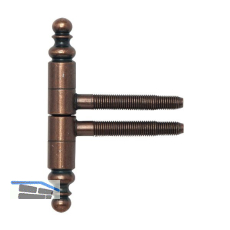 SFS Einbohrband 2-tlg. mit Zierkopf, � 16 mm, Bandh�he 108,5mm,bronze patiniert