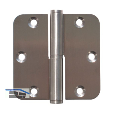 Aufschraubband B 1834 rechts, 80,3 x 82 x 2,5 mm, Edelstahl