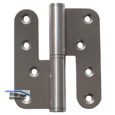 Aufschraubband B 1835 rechts, 100,2 x 86,4 x 3 mm, Edelstahl