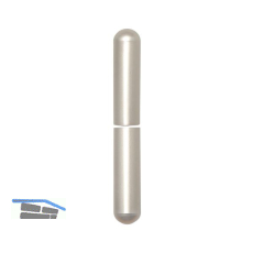 Aufsteckh�lsen 3- DIM, rund, Band � 15 mm, Aluminium vernickelt matt 92 mm