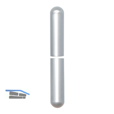 Aufsteckh�lsen 3- DIM, rund, Band � 15 mm, Aluminium verchromt matt 92 mm