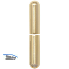 Aufsteckh�lsen 3- DIM, rund, Band � 20 mm, Aluminium vermessingt 112 mm