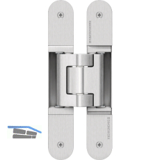 SIMONS T�rband TECTUS TE 540 3D, verdeckt, Edelstahl-Effekt