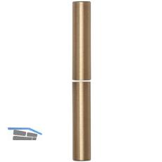 Aufsteckh�lsen 3- DIM, Band � 15 mm, Bandh�he 112 mm, Messing patiniert