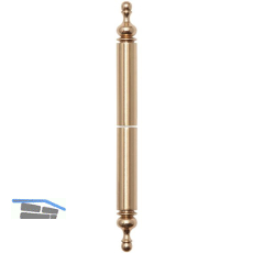 Aufsteck-Zierh�lsen 3- DIM, Band � 15 x 112 mm, Messing poliert