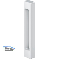 T�rgriff KCH1700, zum Kleben,200x26x40mm, Aluminium wei� matt RAL9016