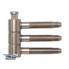 Steckband 3-teilig � 16 mm, H�he 46,7 mm, vernickelt