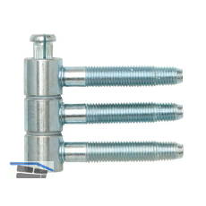 Steckband 3-teilig � 16 mm, H�he 46,7 mm, verzinkt