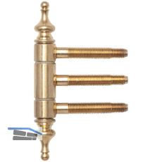 Einbohr-Zierband 3-teilig, mit Aush�ngesicherung, � 18 mm, Stahl vermessingt