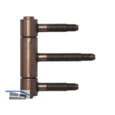 Herkula-Band 3-teilig, mit Aush�ngesicherung, � 20 mm, Stahl bronze patiniert