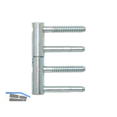 SOLIDO Holz-T�rband 3-DIM, 2-teilig, 14 mm, Stahl verzinkt