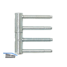 SOLIDO Holz-T�rband 3-DIM, 2-teilig, 16 mm, Stahl verzinkt