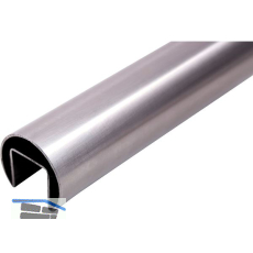 IAM DESIGN Nutrohr rund f�r Rohr � 42,4 x 1,5 mm, Edelstahl geschliffen V2A