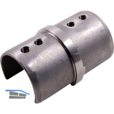 IAM DESIGN Verbinder f�r Rundrohr � 42,4 x 1,5 mm, Edelstahl geschliffen V2A
