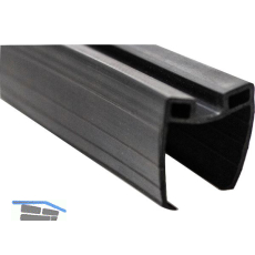 IAM DESIGN Gummidichtung f�r Glasst�rke 20,0-21,52mm,Nut 24x24mm,Kunststoff/EPDM