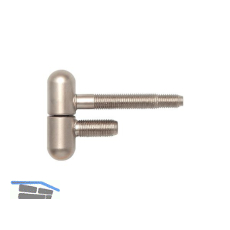 SFS Stahlzargenband 2-tlg. mit Rundkopf, � 16 mm, H�he 50,5 mm, vernickelt matt