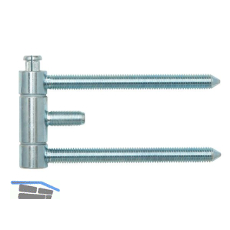 Stahlzargenband 3-tlg. brandschutztauglich, Stahl verzinkt