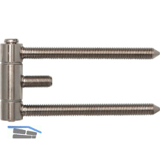 Stahlzargenband 3-tlg. brandschutztauglich, Stahl vernickelt