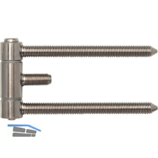 Stahlzargenband 3-tlg. brandschutztauglich, mit Aush�ngesicherung, vernickelt