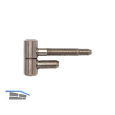 SFS Stahlzargenband 2-tlg. Band 16x41mm,Stahl vernickelt